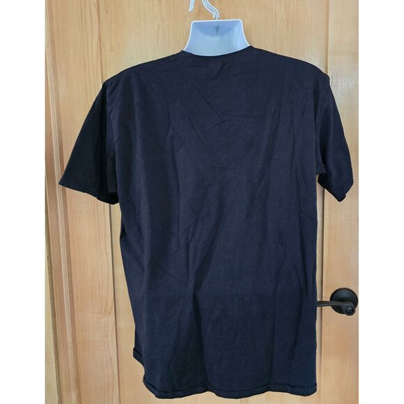 Elton John Rainbow Text Graphic T-Shirt Black XL casual colorful Cotton - Picture 2 of 5